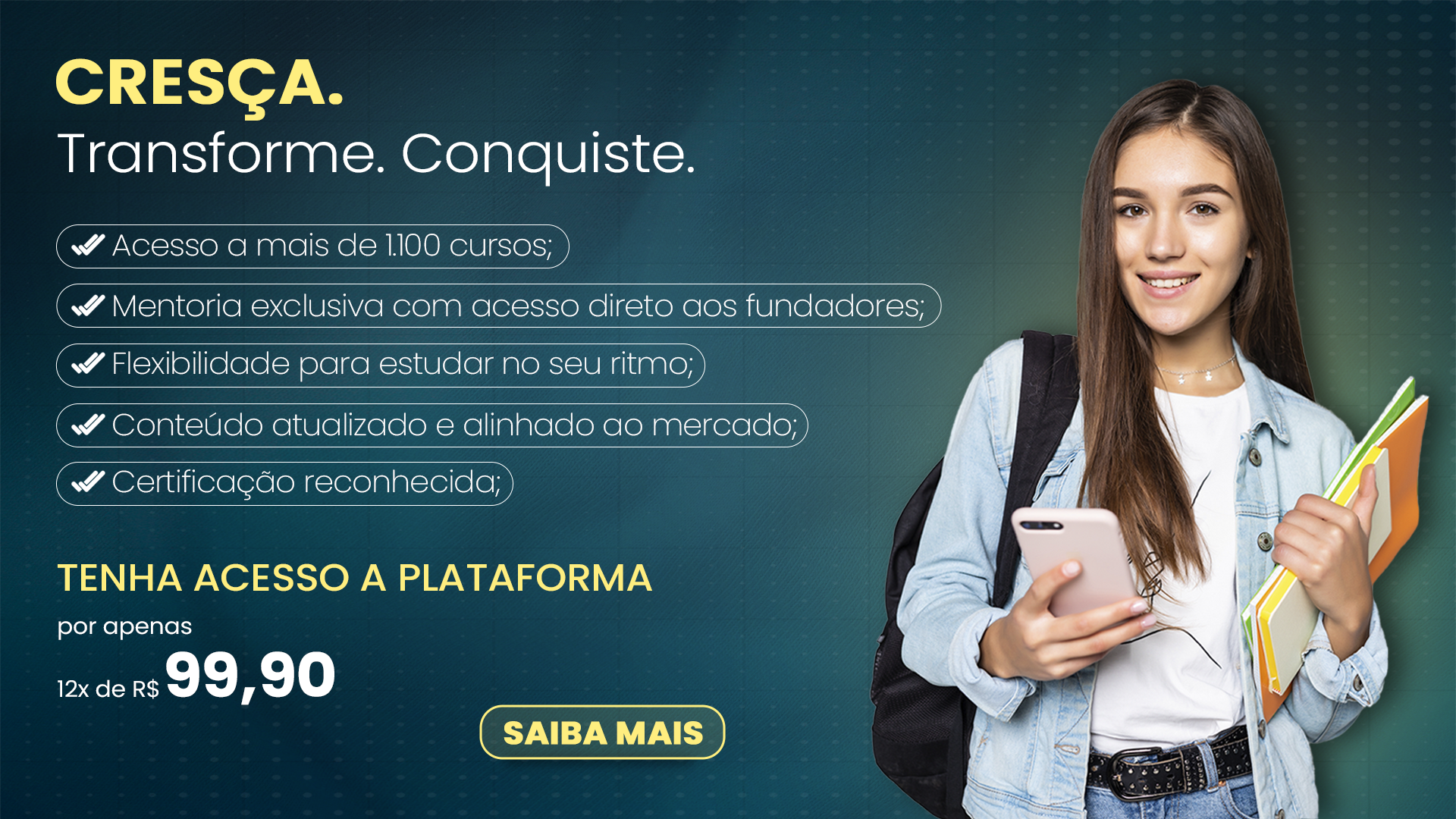 Banner Promocional Cursos